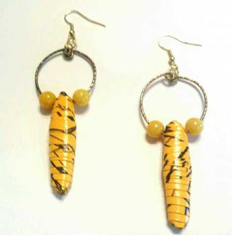 Track Earrings HTB* TruBeaEco Fashion